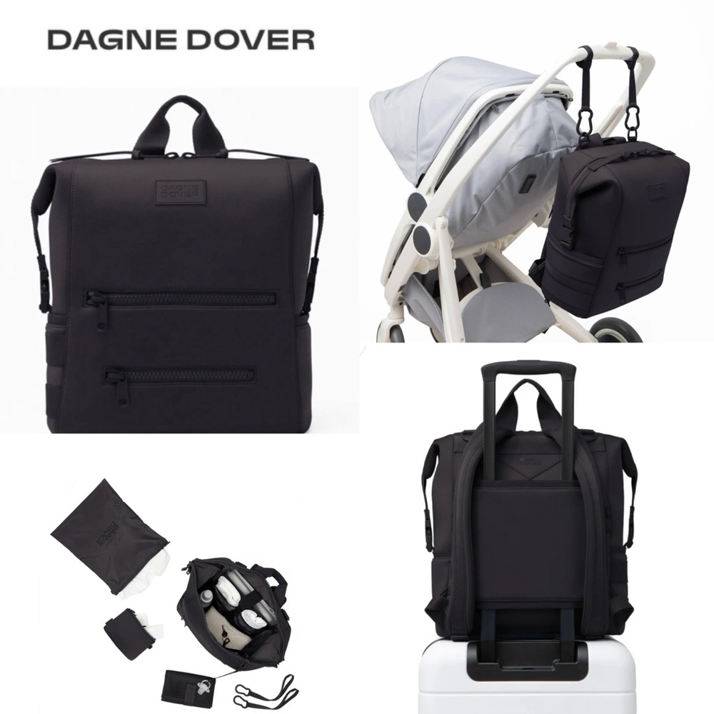 DAGNE DOVER Onyx Large Indi Diaper Backpack